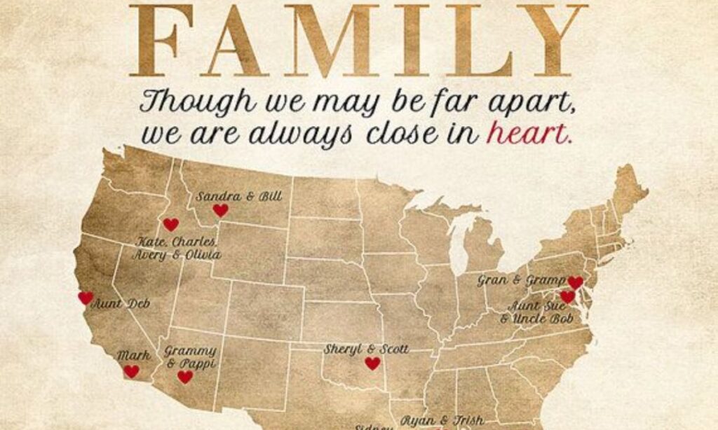 Long-Distance Family Captions ✈️💔