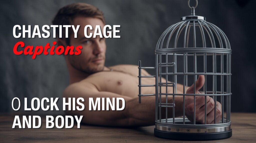 Chastity Cage Captions to Lock His Mind and Body