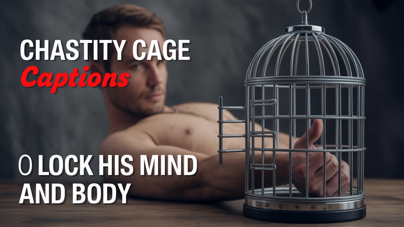 Chastity Cage Captions to Lock His Mind and Body