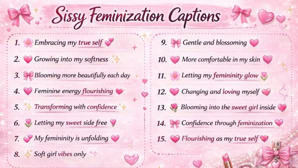 Sissy Feminization Captions